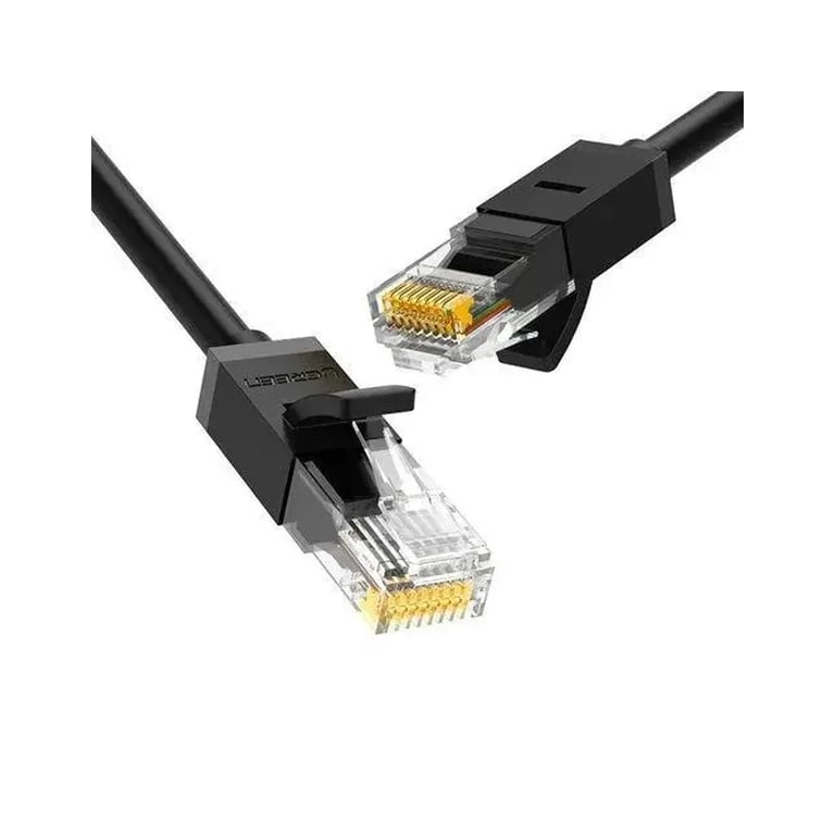 Патч-корд 2м, U/UTP Cat 6 CCA Lan Cable NW102 Black Ugreen (20160) - фото 1