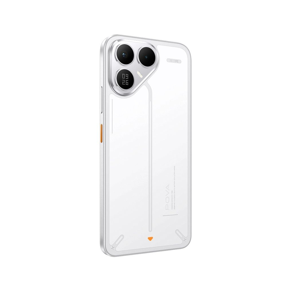 Мобільний телефон Tecno POVA 8 8/128Gb Arc White (4894947132292) - фото 10 Мобільний телефон Tecno POVA 8 8/128Gb Arc White (4894947132292) - фото 10