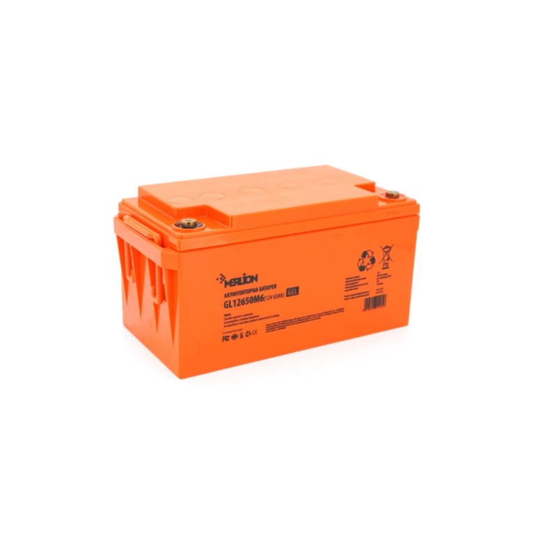 Батарея до ДБЖ Merlion GL12650M6 GEL 12V 65Ah (GL12650M6 GEL) - фото 2