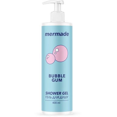 Гель для душу Mermade Bubble Gum Shower Gel 400 мл (4823122903563) - фото 1