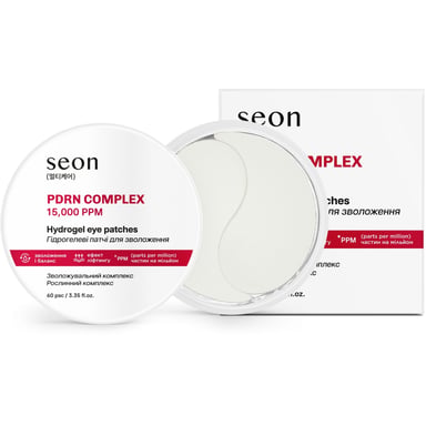 Патчі під очі Seon PDRN Complex 15000 ррм Hydrogel Eye Patches 60 шт (4823122904287) - фото 1