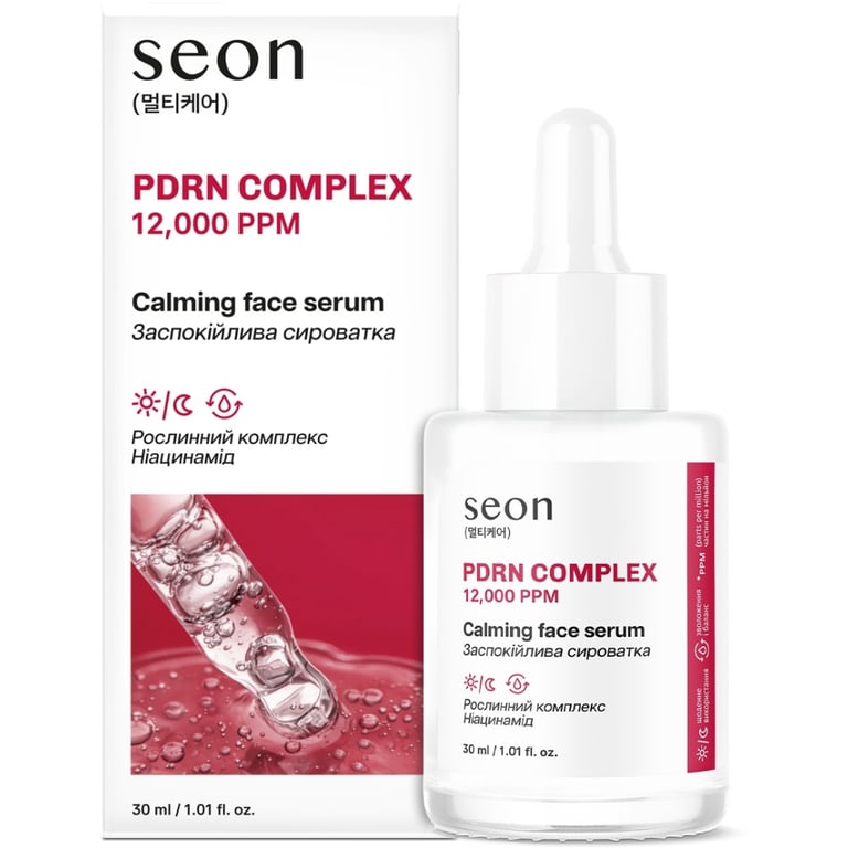Сироватка для обличчя Seon PDRN Complex 12000 ppm Calming Face Serum 30 мл (4823122904294) - фото 1
