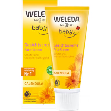 Дитячий крем Weleda Календула дитячий крем для обличчя 50 ml (4001638096614) - фото 1