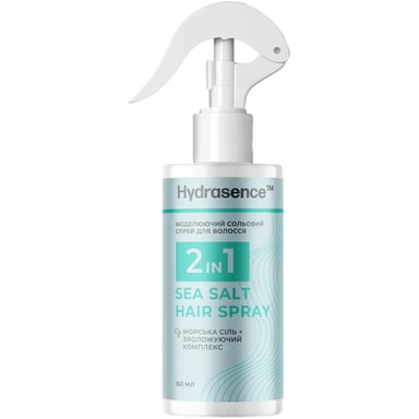 Спрей для волосся Hydrasence Sea Salt Hair Spray 2In1 Моделюючий сольовий 150 мл (4823122901170) - фото 1