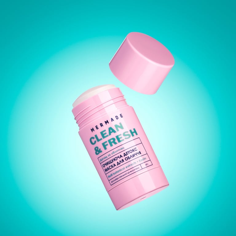 Маска для обличчя Mermade Multi Botanical Extracts Стік Очищуюча детокс 60 г (4823122901309) - фото 5