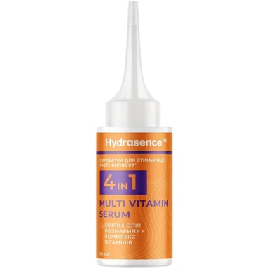 Сироватка для волосся Hydrasence Multi Vitamin Serum 4In1 Розмаринова Для стимуляції росту волосся 50 мл (4823122901132) - фото 1