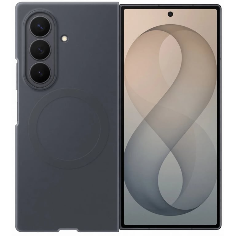 Чохол до мобільного телефона Samsung Galaxy Fold 8 Ultra Silicone Ring Magnet Graphite (EF-EF976CBEGUA) - фото 4
