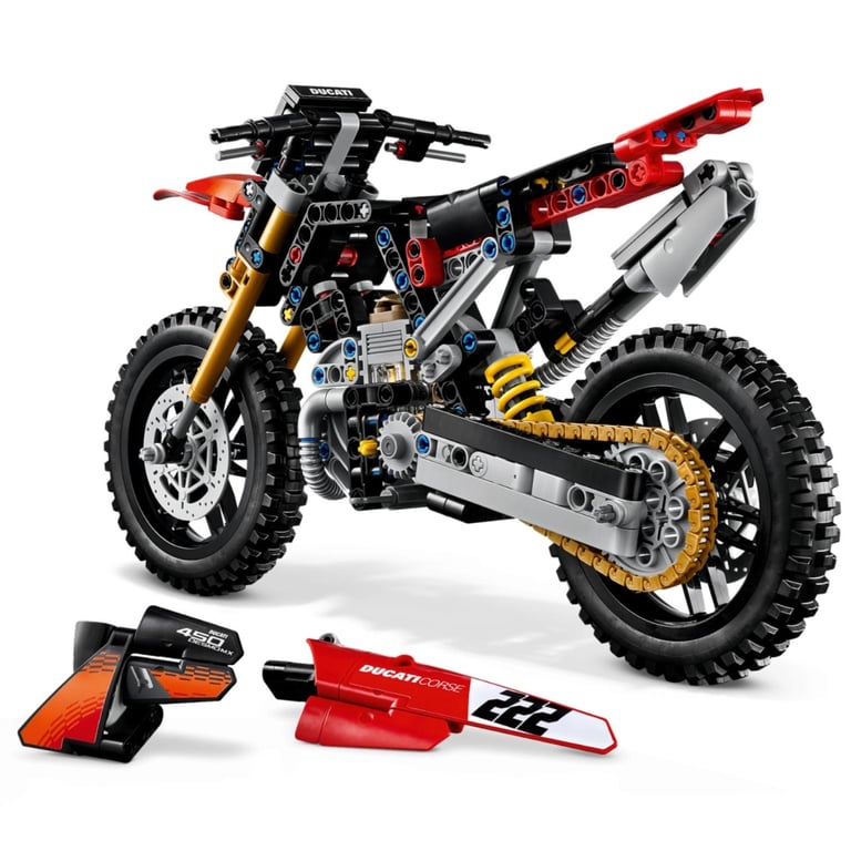 Конструктор LEGO Technic Мотоцикл Ducati Desmo450 MX Factory (42238) - фото 5