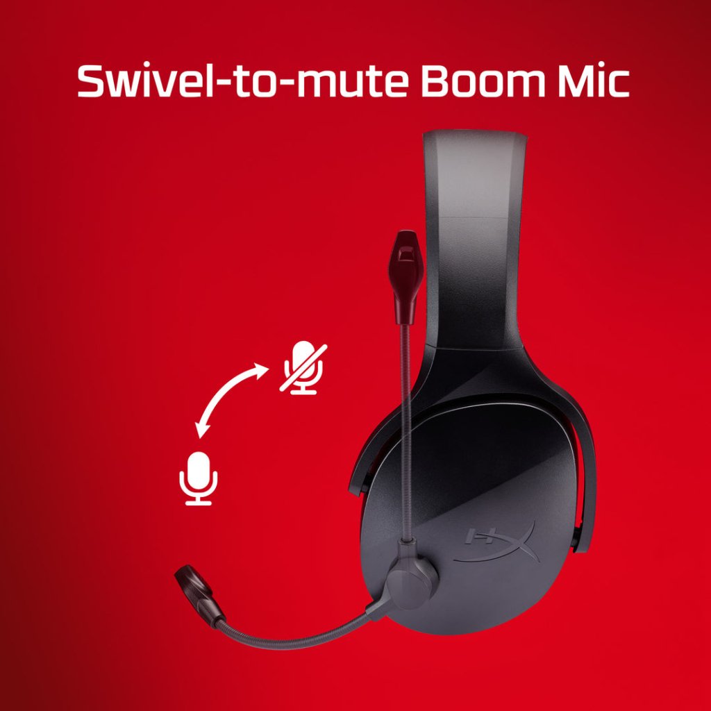 Навушники HyperX Cloud Jet Wireless Black (AJ0T1AA) - фото 4 Навушники HyperX Cloud Jet Wireless Black (AJ0T1AA) - фото 4