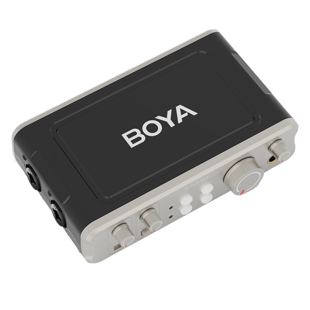 Аудіоінтерфейс Boya BY-AM4 - фото 3 Аудіоінтерфейс Boya BY-AM4 - фото 3
