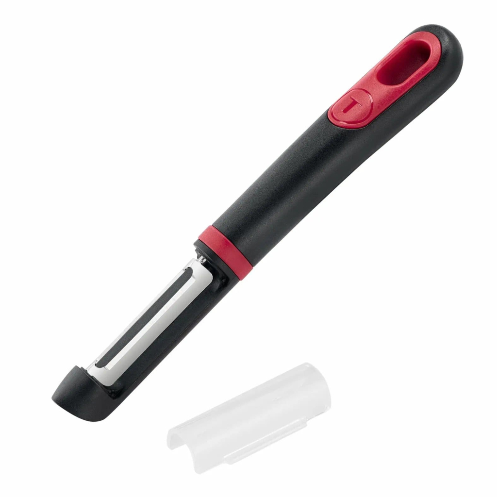 Овочечистка Tefal Ingenio+ вертикальна 17.3 см червоно-чорний (K1992034) - фото 7 Овочечистка Tefal Ingenio+ вертикальна 17.3 см червоно-чорний (K1992034) - фото 7