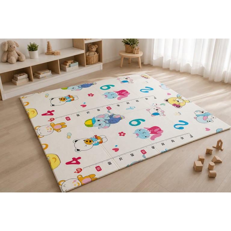 Дитячий килимок XoKo Childcare двосторонній термокилимок 200 × 180 х 0,8 см (XK-CHC-20-18-CRP1) - фото 8