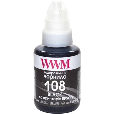 Чорнило WWM Epson L8050/L18050 140г Black KeyLock (E108B) - фото 1