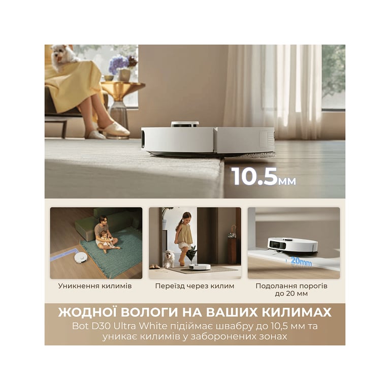 Пилосос Dreame D30 Ultra Black (RTD31TE-BL) - фото 10