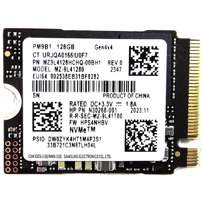Накопичувач SSD M.2 2230 128GB Samsung (MZ9L4128HCHQ-00BH1)