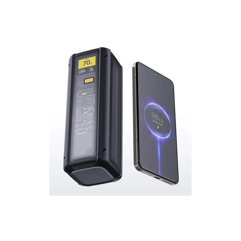 Батарея універсальна Xiaomi 25000mAh 212W HyperCharge Black (BHR9970GL) - фото 3