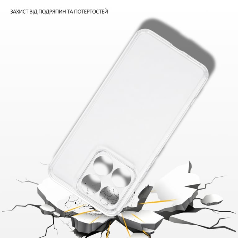 Чохол до мобільного телефона BeCover Silicone Motorola Edge 70 Fusion Transparent (716052) - фото 3