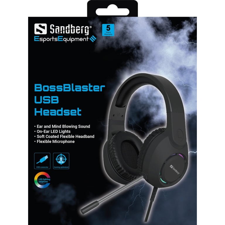 Навушники Sandberg BossBlaster Black (126-49) - фото 5