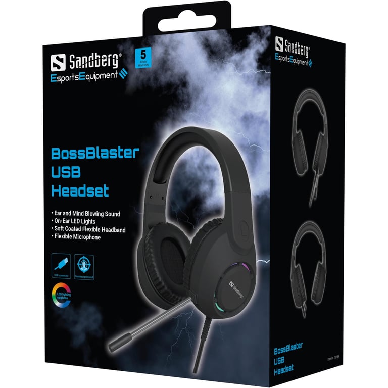 Навушники Sandberg BossBlaster Black (126-49) - фото 6