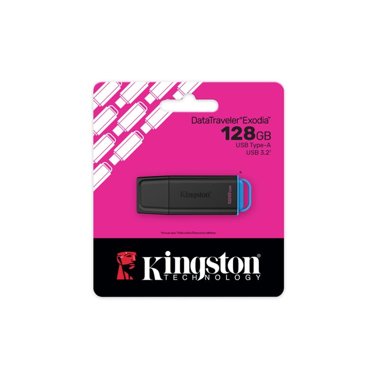 USB флеш накопичувач Kingston 128GB DataTraveler Exodia Black-Blue USB 3.2 (DTXG2/128GB) - фото 5