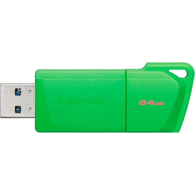 USB флеш накопичувач Kingston 64GB DataTraveler Exodia M Green USB 3.2 (KC-U2L64-7LG) - фото 2