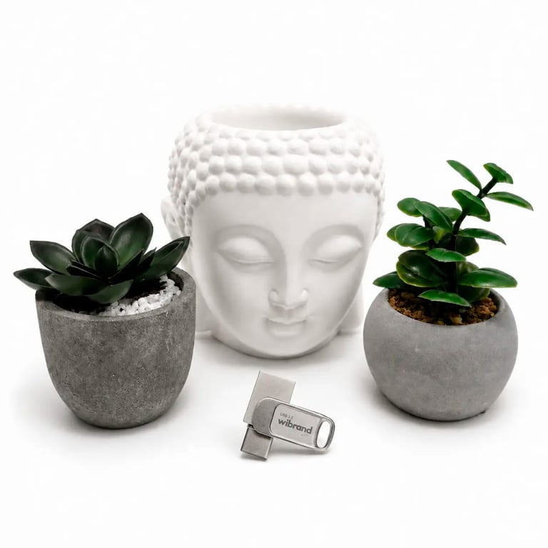 USB флеш накопичувач Wibrand 256GB Bee Silver USB 3.2/Type-C (WI3.2TC/BE256TC039S) - фото 5