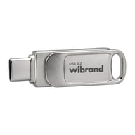 USB флеш накопичувач Wibrand 64GB Bee Silver USB 3.2/Type-C (WI3.2TC/BE64TC039S) - фото 2