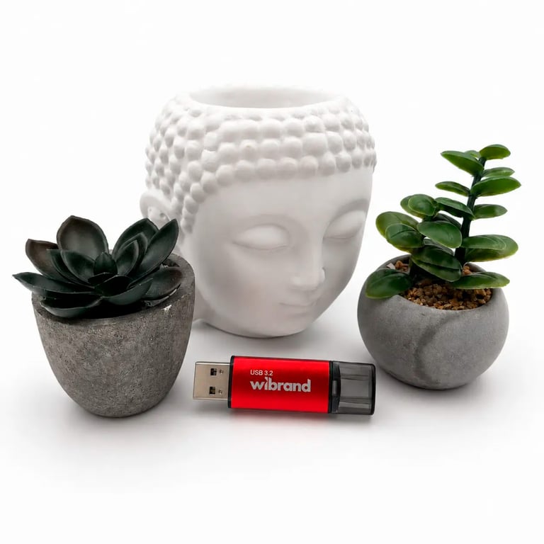 USB флеш накопичувач Wibrand 32GB Ladybug Red USB 3.2 (WI3.2/LB32P10S) - фото 6