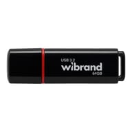 USB флеш накопичувач Wibrand 64GB Scarab Black USB 3.2 (WI3.2/SC64P11B) - фото 1