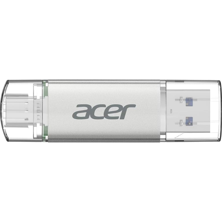 USB флеш накопичувач Acer 32GB UP300 Silver USB 3.2/Type-C (BL.9BWWA.588) - фото 1