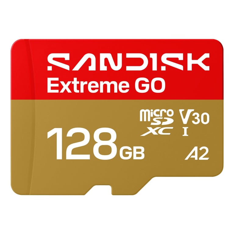 Карта пам'яті SanDisk 128GB microSDXC class 10 UHS-I Extreme GO (SDSQXGN-128G-GN6MN) - фото 1