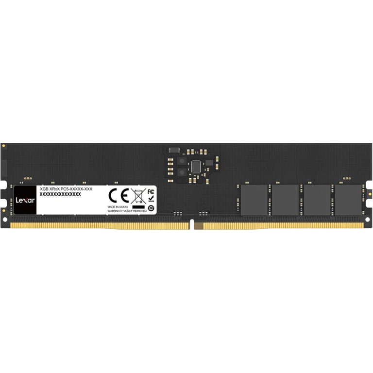 Модуль пам'яті для комп'ютера DDR5 16GB 5600 MHz Black Lexar (LD5U16G56C46ST-BGS) - фото 1