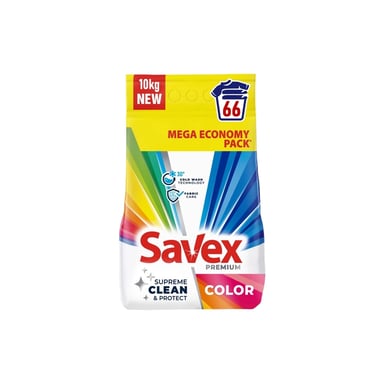 Пральний порошок Savex Premium Color 10 кг (3800024050404) - фото 1