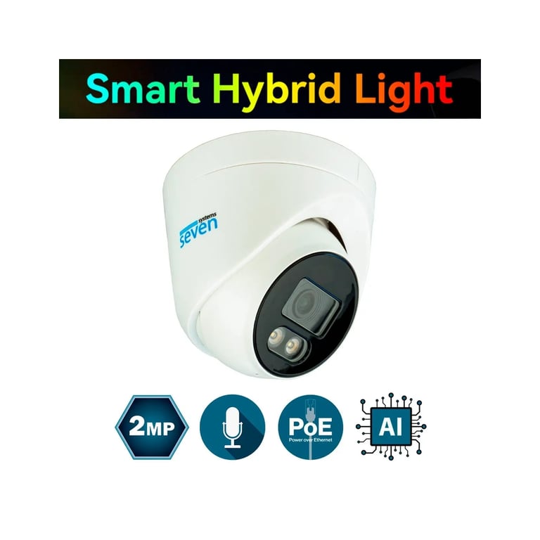 Камера відеоспостереження SEVEN Systems IP1012PA (2.8) white - фото 7