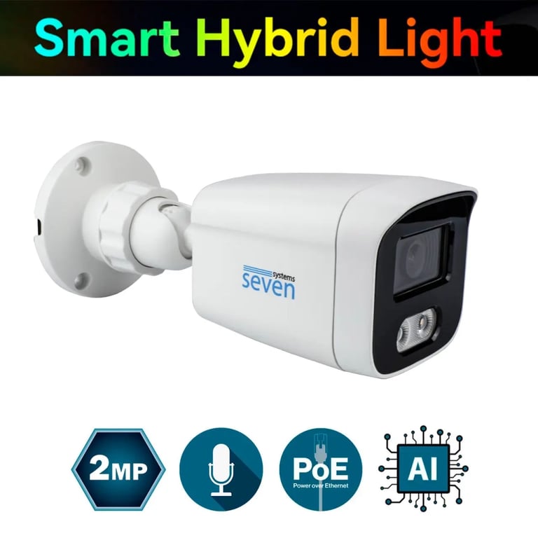 Камера відеоспостереження SEVEN Systems IP1022PA (2.8) white - фото 7