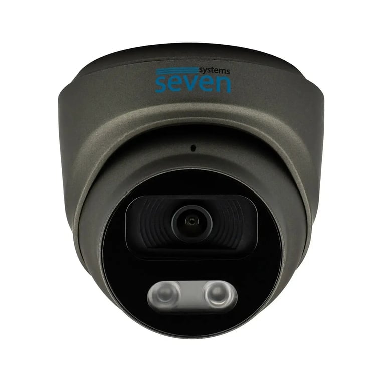 Камера відеоспостереження SEVEN Systems IP7215PA-DL (2.8) black - фото 1