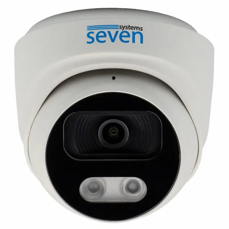 Камера відеоспостереження SEVEN Systems IP7215PA-DL (2.8) white - фото 1