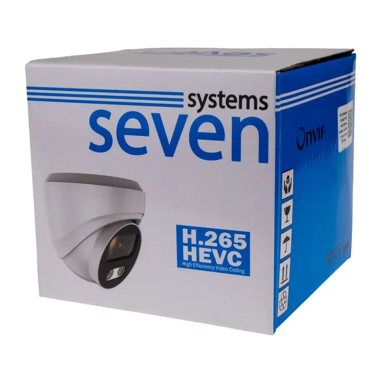 Камера відеоспостереження SEVEN Systems IP7215PA-DL (2.8) white - фото 8
