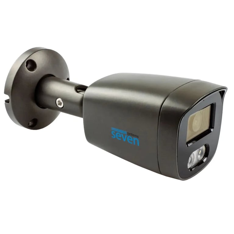 Камера відеоспостереження SEVEN Systems IP7225PA-DL (2.8) black - фото 1