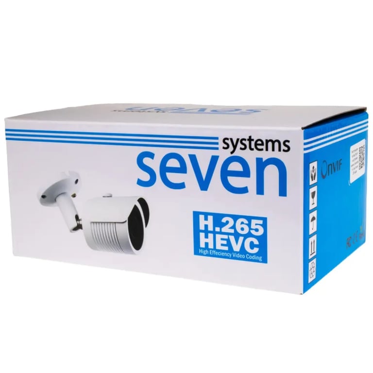 Камера відеоспостереження SEVEN Systems IP7225PA-DL (2.8) black - фото 4