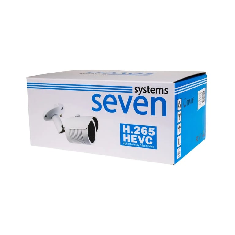 Камера відеоспостереження SEVEN Systems IP7225PA-DL (2.8) white - фото 6