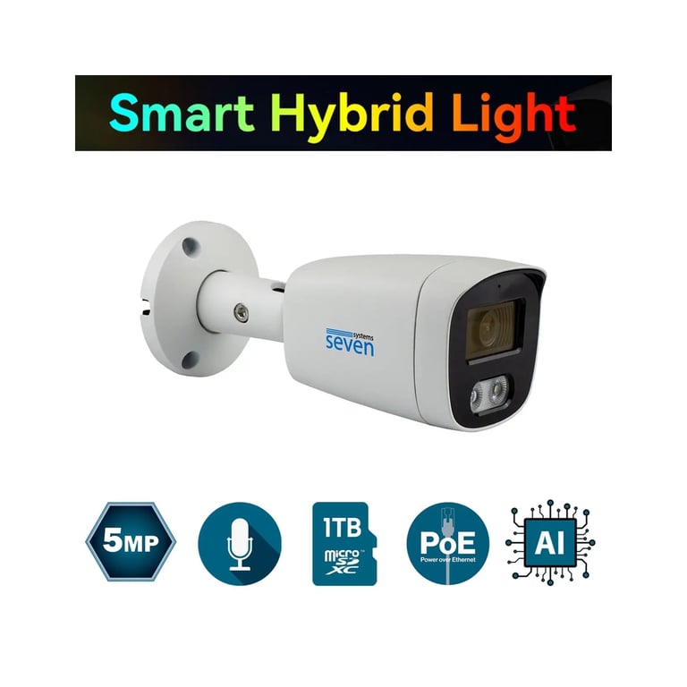Камера відеоспостереження SEVEN Systems IP7225PA-DL (2.8) white - фото 7
