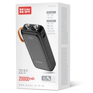 Батарея універсальна ColorWay 20 000 mAh PowerHub PD/22.5W, QC/4.0, Black (CW-PB200LP07BK) - фото 5