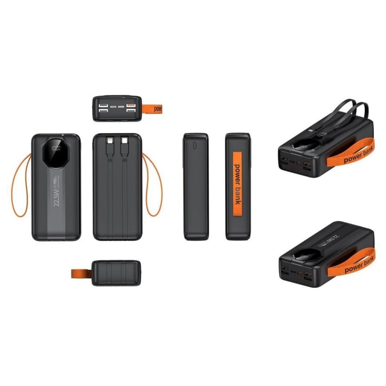 Батарея універсальна XoKo 30000mAh, 22,5W, PD, QC, black (WK-CK-018) - фото 2
