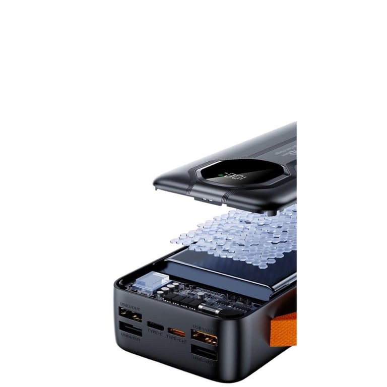 Батарея універсальна XoKo 30000mAh, 22,5W, PD, QC, black (WK-CK-018) - фото 8