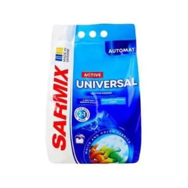 Пральний порошок Sarmix Active Universal Для всіх типів прання 6 кг (4820268105691) - фото 1