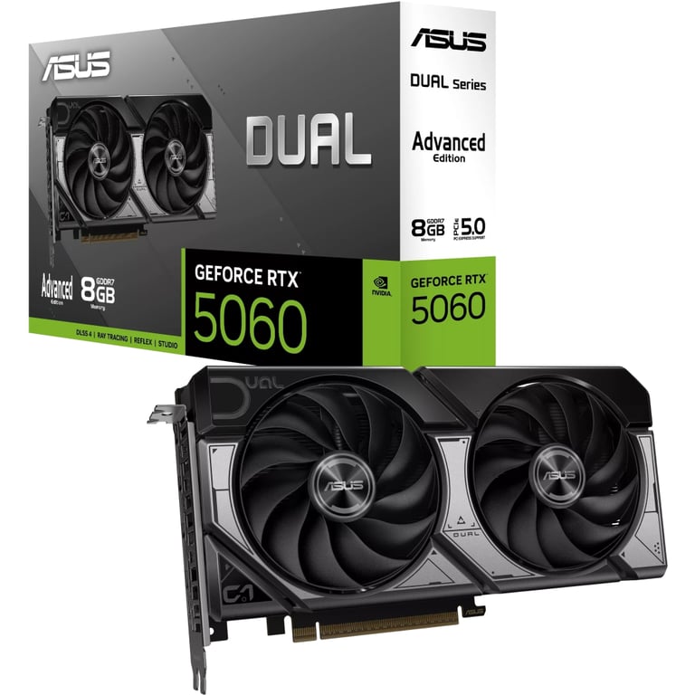 Відеокарта ASUS GeForce RTX5060 8Gb DUAL OC ADVANCED (DUAL-RTX5060-O8G-A) - фото 8