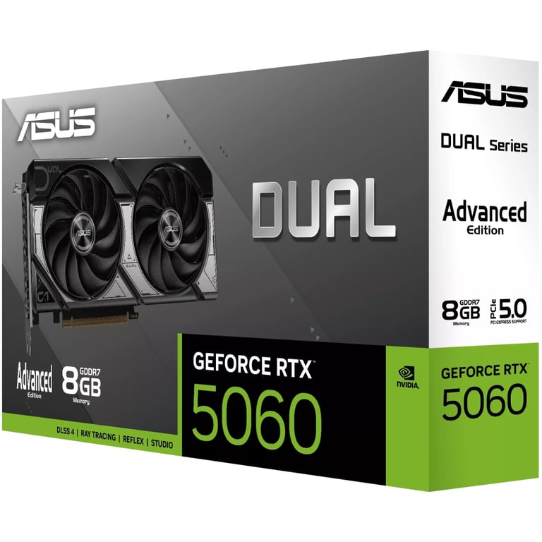 Відеокарта ASUS GeForce RTX5060 8Gb DUAL OC ADVANCED (DUAL-RTX5060-O8G-A) - фото 9
