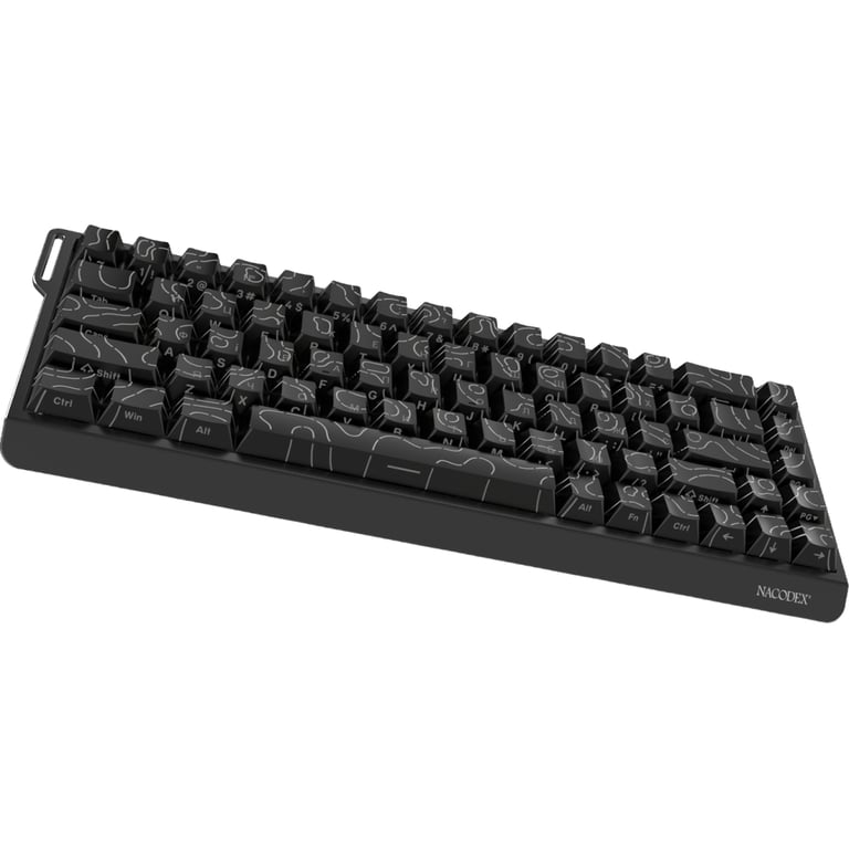 Клавіатура Ajazz NacodeX NK68 V2 Red Switch LED USB UA Black (NK68-V2-R-S-B) - фото 3