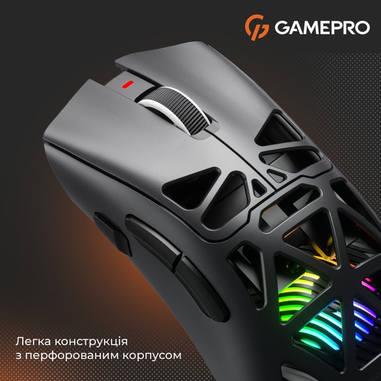 Мишка GamePro Genesis Hollow Wireless/Bluetooth/USB Black (GM870HB) - фото 9